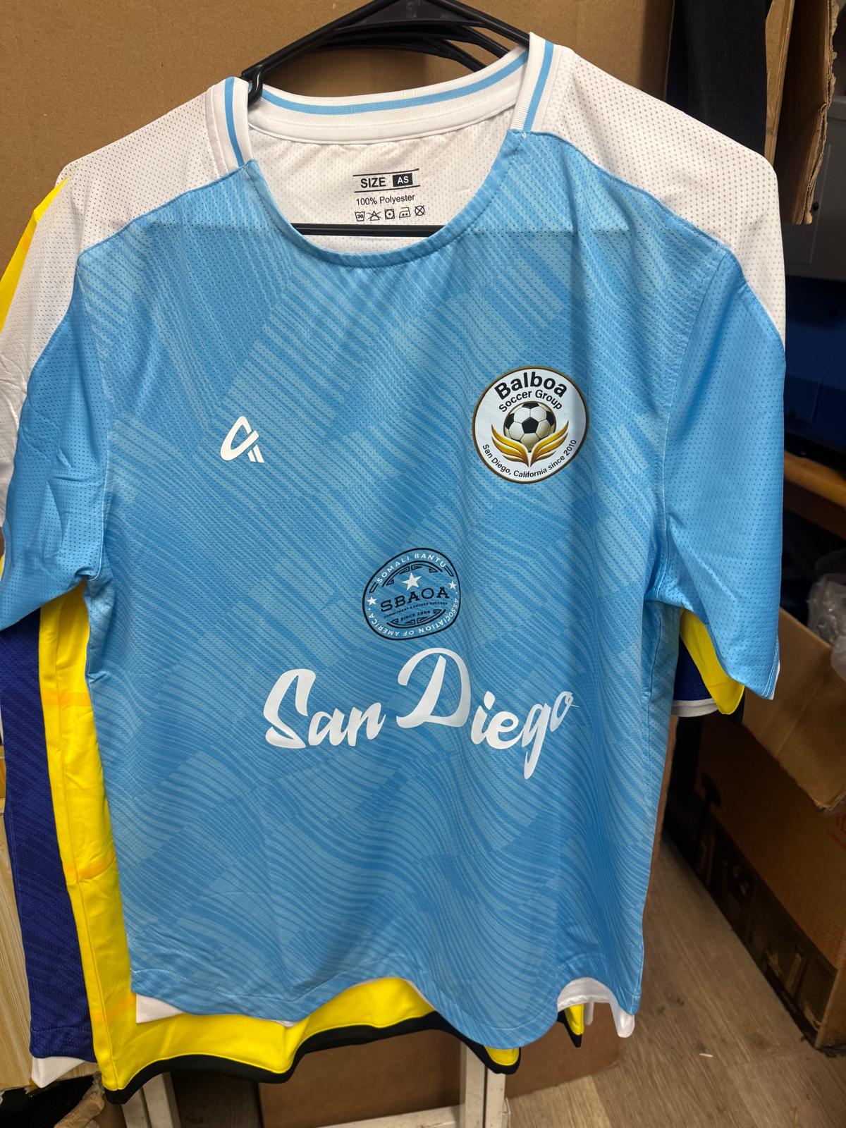 Yellow tournament jersey